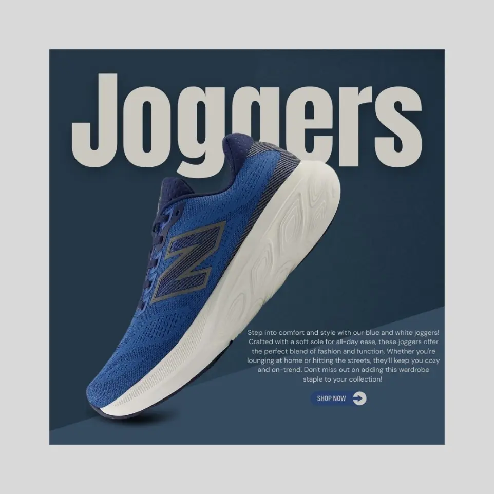 social media post joggers post